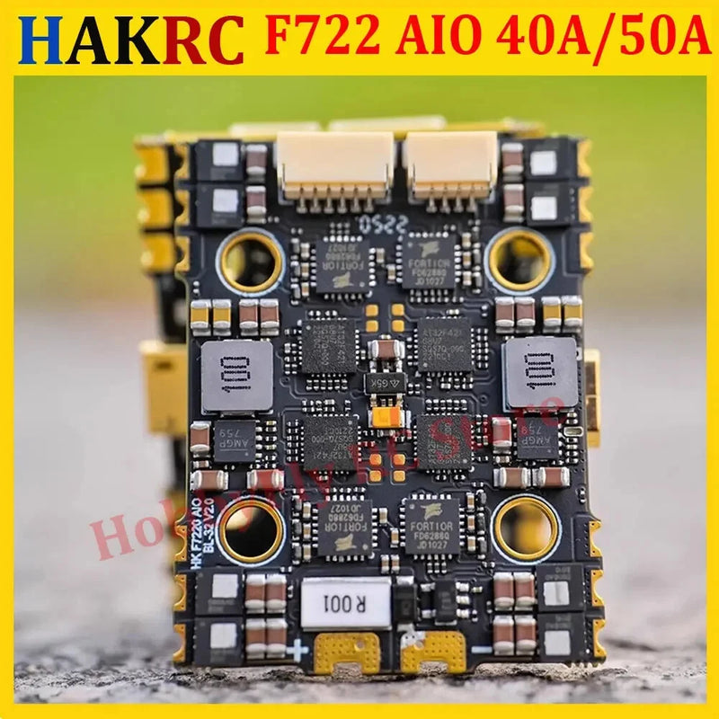 HAKRC F722 32BIT BL32 40A 50A AIO Flight Control BLHELI32 ESC 2-6S FPV Drone
