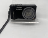 Panasonic Digital Camera Lumix DMC-TZ18 14.1MP Black Tested