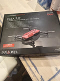 Propel Flex 3.0 Folding Quadcopter Drone with HD Camera, Red/Black Propeller
