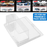 10-100x Protector Case Model Cars Clamshell For Hotwheels Premium 2-Pack Series