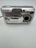 Fujifilm FinePix A340 4MP Digital Camera Silver with Strap And Targus Case