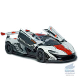 1/32 McLaren P1 GTR Racing Car Model Diecast Toy Vehicle Collection Gift White Battery