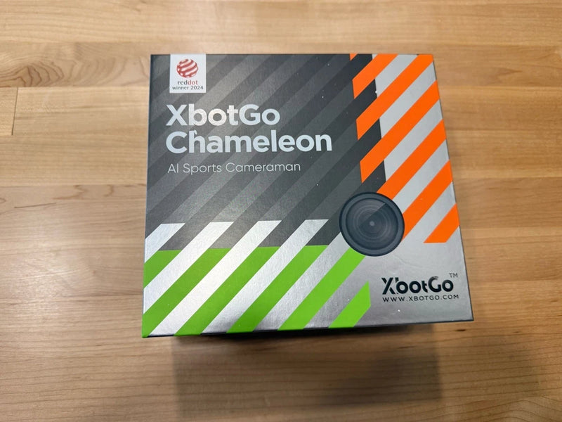 XbotGo Chameleon Lava Graphite AI Sports Camera 4K Auto Tracking Complete Box