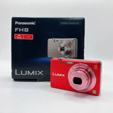 Panasonic Lumix FH8 Compact Digital Camera 16MP Red From Japan
