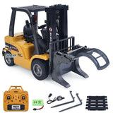 HUINA 577 1/14 Electric Lifting Radio Contral Forklift Model Light Sound Effect Battery