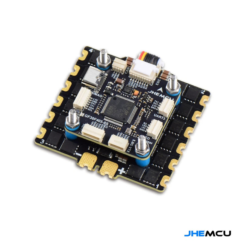 JHEMCU F405 8S Flight Controller 90A 4 in 1 ESC, FPV Drone Stack