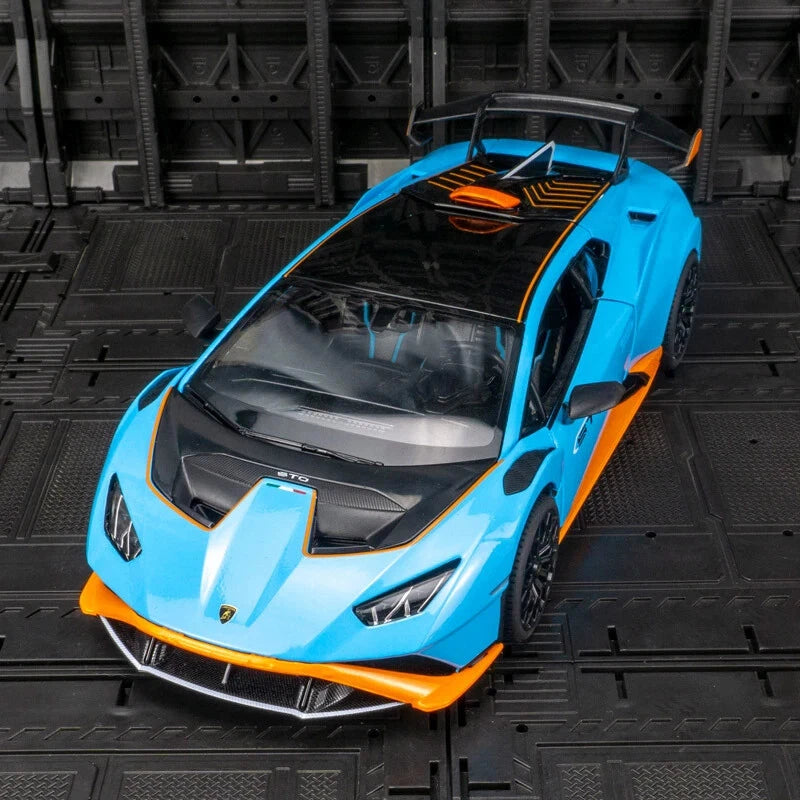 1:32 HURACAN STO Alloy Sports Car Model Diecast Toy Vehicle Car Sound Light