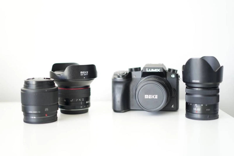 Panasonic Lumix G7 - Mirrorless DSLR Camera with Multiple Lenses