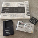 Panasonic LUMIX DMC-FX9 Digital Camera Silver Compact with Charger and Manual