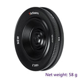 7artisans 18mm F6.3 II UFO Light Lens For Fujifilm X X-T4 T3 PRO2 FX S30 Camera