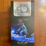 Adventure PRO waterproof action cam in retail box with clear case window