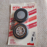 Robart model aircraft, low bounce wheels 3  1/2 inches number 135 NEW-open box
