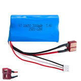 7.4V 2200mAh~3000mAh Rechargeable Li-ion Battery T Plug Connector for RC Car New