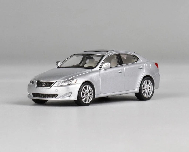 EY JKM 1:64 Silver IS350 Sedan Sports Model Diecast Display Car