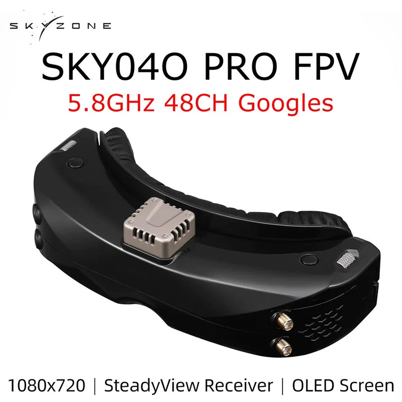 SKYZONE SKY04O Pro FPV Goggles 5.8G 48CH 1024x768 SteadyView Receiver FPV-Brille