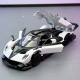 1/32 Pagani Zonda R Model Toy Car Diecast Toy Vehicle Toys for Boys Gifts White Battery