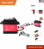 20KG Digital Servo High Torque Waterproof, Full Metal Gears, 270?? Control Angle