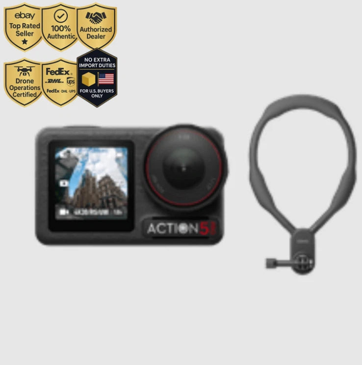 Osmo Action 5 Pro Neck Mount Filming Combo + 1 Battery