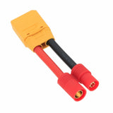 HXT 6mm Male-/Female+ to Amass XT90 Male Cable 10AWG 5CM Wire Battery Toy FPV