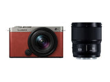 Panasonic LUMIX S9 W Kit 18-40mm+50mm Dark Silver x Crimson Red Leather