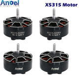 4x Angel X5315 Brushless Motor 250KV 340KV 420KV 500KV 4-8S for 15inch Drone