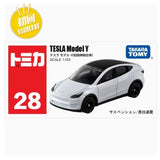 Takara Tomy Tomica 28 TESLA Model Y White Toy Model Car Limited New in Box 2025