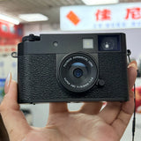 Fujifilm X Half 18MP Digital Camera Body 10.8mm f/2.8 Lens Charcoal black