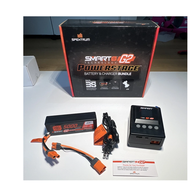 Spektrum Smart G2 Powerstage 3S LiPo Battery & S155 G2 Balance Charger Bundle