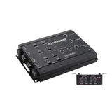 Memphis Audio LL6BXL 6-channel line output converter with bass enhancer, black