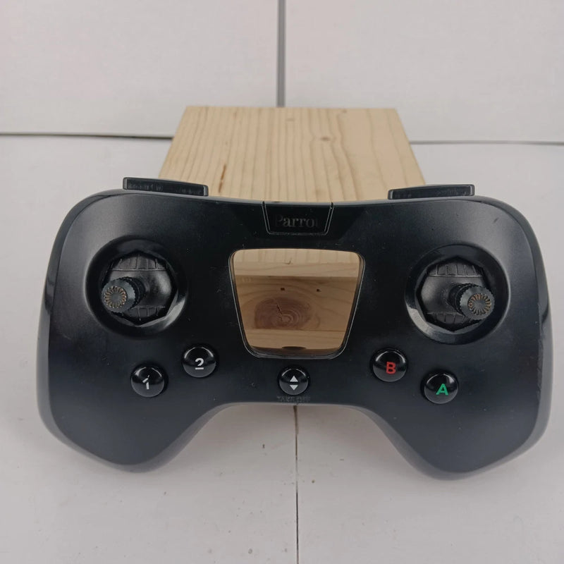 Black Parrot Flypad drone controller with dual joysticks and A/B action buttons