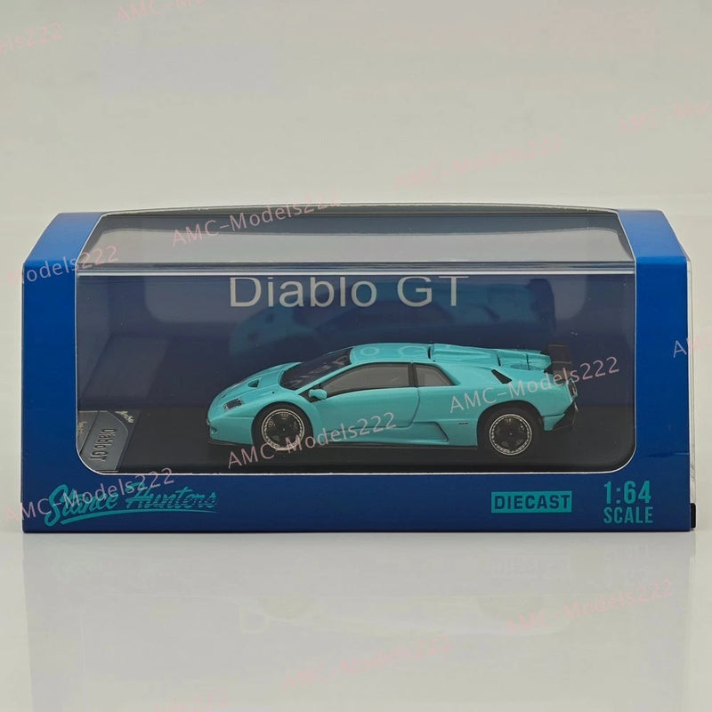 1:64 SH Blue Diablo GT 1998 Racing Sports Model Diecast Models Car Limited