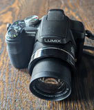 Panasonic Lumix DMC-FZ18 Digital Bridge Camera, Batteries, Charger, & Bag