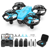 Holy Stone HS420 Mini Drone 1080P Camera Under 100g 3 Batteries Kids Beginner