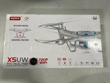 Syma X5UW Wi-Fi FPV 2.4Hgz RC Drone Quadcopter with 720p HD Camera Flight Plan