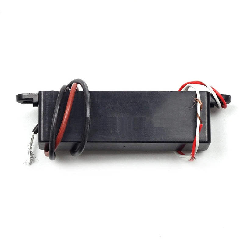 Negative ion generator module with black housing and red/white wiring cables