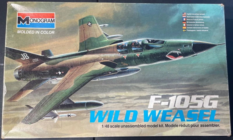 Monogram F-105G Wild Weasel #2 5806 1/48 NIB Model Kit ??Sullys Hobbies??