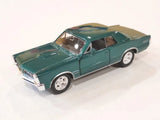 Welly 1/34 1965 Pontiac GTO, Green Diecast Metal Model (#42313)