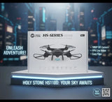 Holy Stone HS110D FPV RC drone in retail box, quadcopter with 1080p camera.