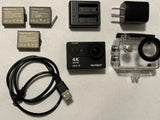 ?Akaso EK7000 4k WiFi Action Camera With 2 Batteries & Waterproof Cover?
