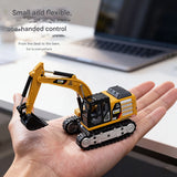 1:64 Scale Remote Control Mini Excavator - Full-Scale Model Enginee