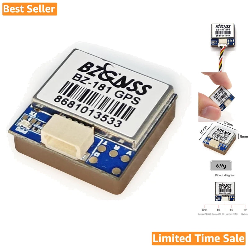 Dual Protocol M10 GPS Module for Accurate Drone Navigation - RC & FPV Compatible