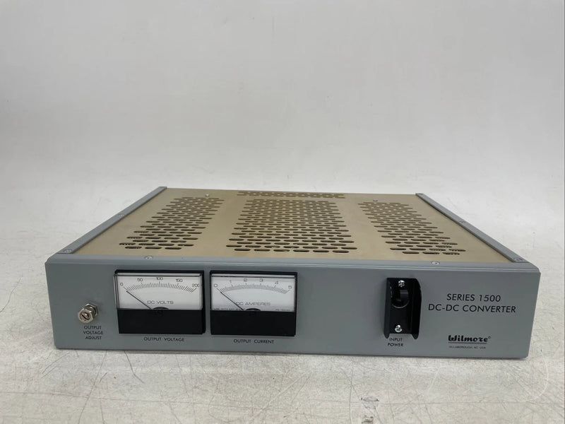 WILMORE SERIES 1500 DC-DC CONVERTER INPUT 40-58 VDC OUTPUT 130.0 VDC