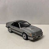 1982 82 Ford Mustang GT 5.0 Fox Bod Collectible 1/64 Scale Diecast Diorama Model