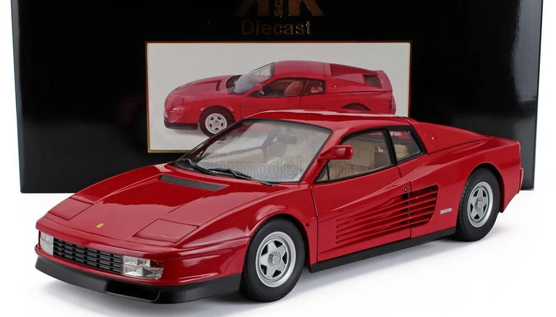 KK SCALE MODELS FERRARI TESTAROSSA MKI MONODADO MONOSPECCHIO 1984 RED 1/12 New!