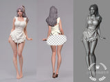 1/18 1/24 1/43 1/64 1/87 Maid Dress Beauty Girl Scene Props Figure Model For Car