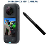 Insta360 X3 360 Action Camera + Invisible Selfie Stick 95%New