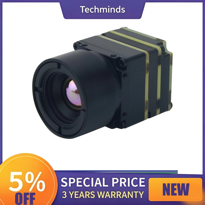 JS 640X512 9.1MM Lens Thermal Imager for FPV Drone+CVBS Longwave IR 12um Module