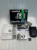 Fujifilm FinePix e500 in Box w/ Cords Manual & Memory Card Tested Working