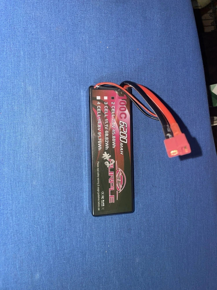 100 Cc 6200mah 2 Cell 7.4v 45.88Wh