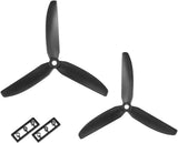 RC Propellers 5030 5X3 Inch 3-Vane Multi-Rotor for Aircraft, Nylon Black Propeller